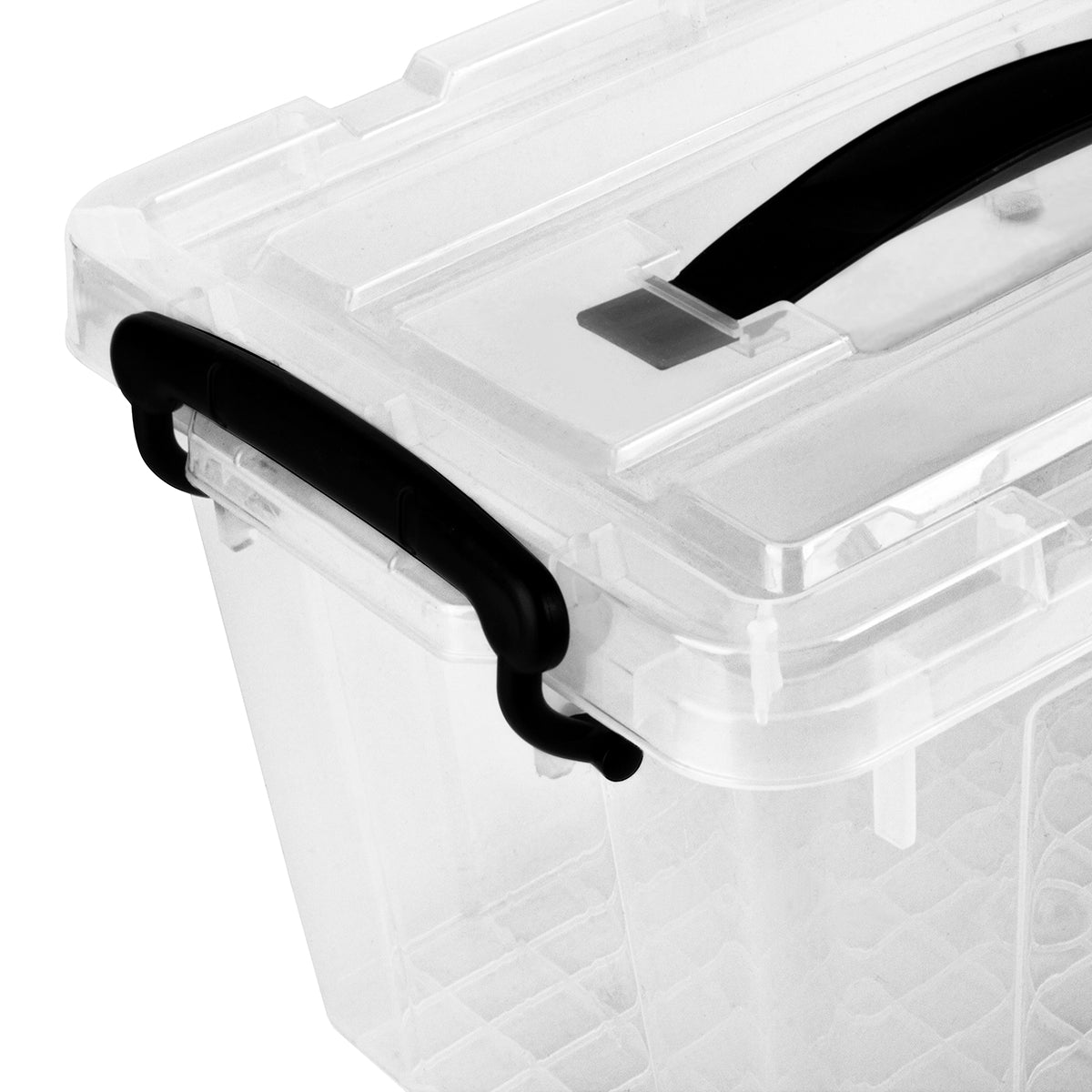 Cajas de almacenamiento, Set de 3 pzas plástico opaco 6 litros