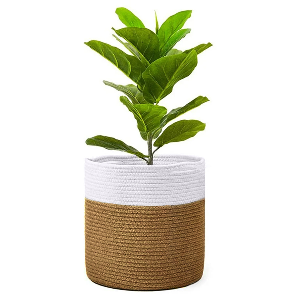 KIT DE CESTOS PARA ALMACENAMIENTO DE YUTE (1 DE 20lt y 1 DE 28lt)