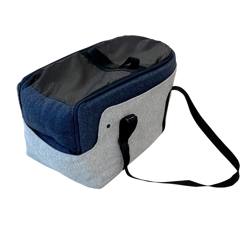 Carriola plegable y bolso transportador ideal para razas pequeñas o medianas. AGBOX