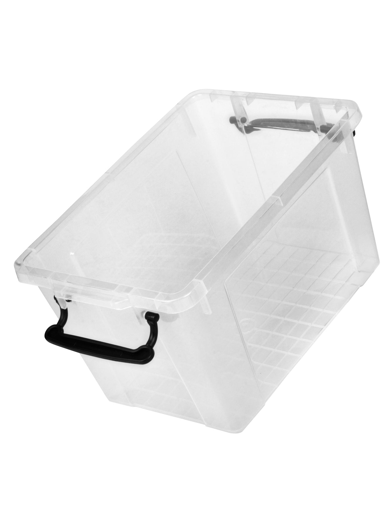 Storage boxes, Set of 6 pieces, opaque plastic, capacity of 6 liters