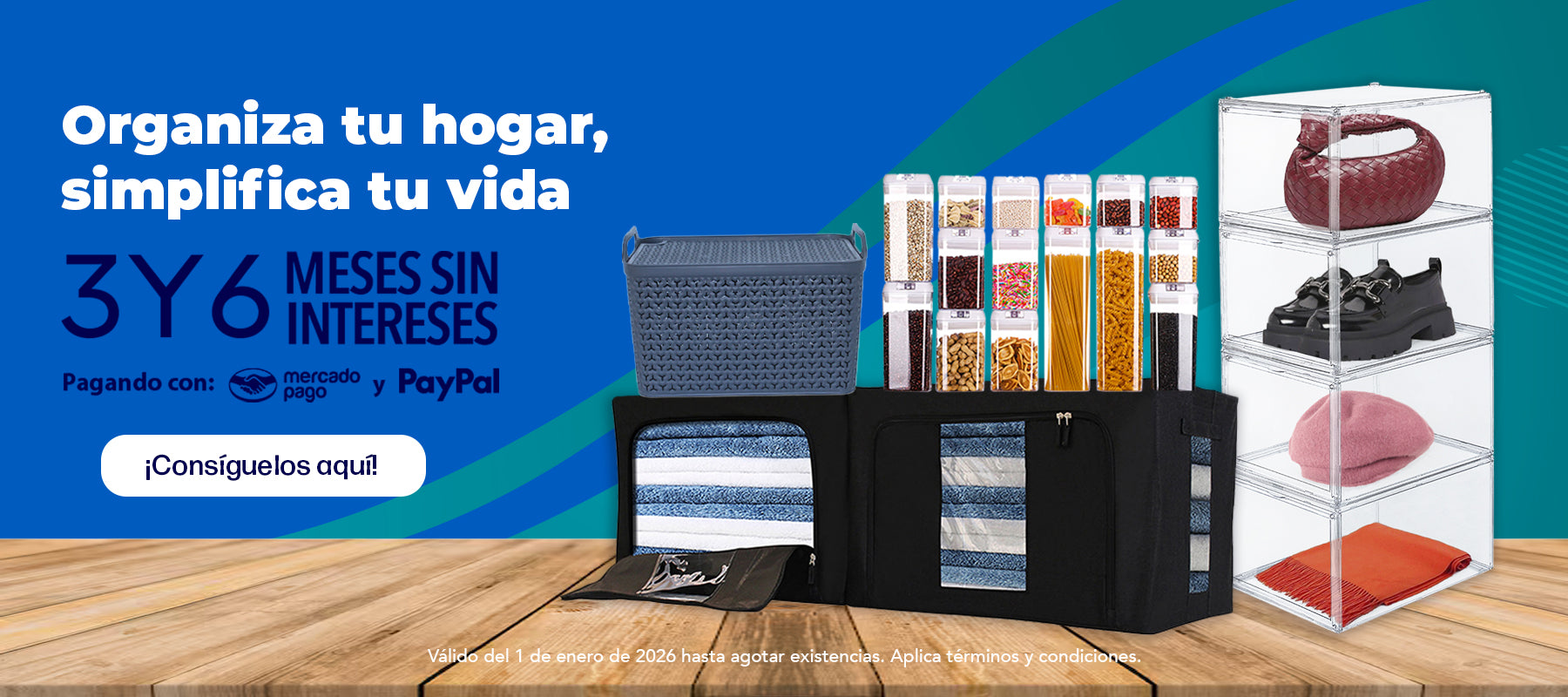 productos de organizacion para el hogar con meses sin intereses en AG BOX