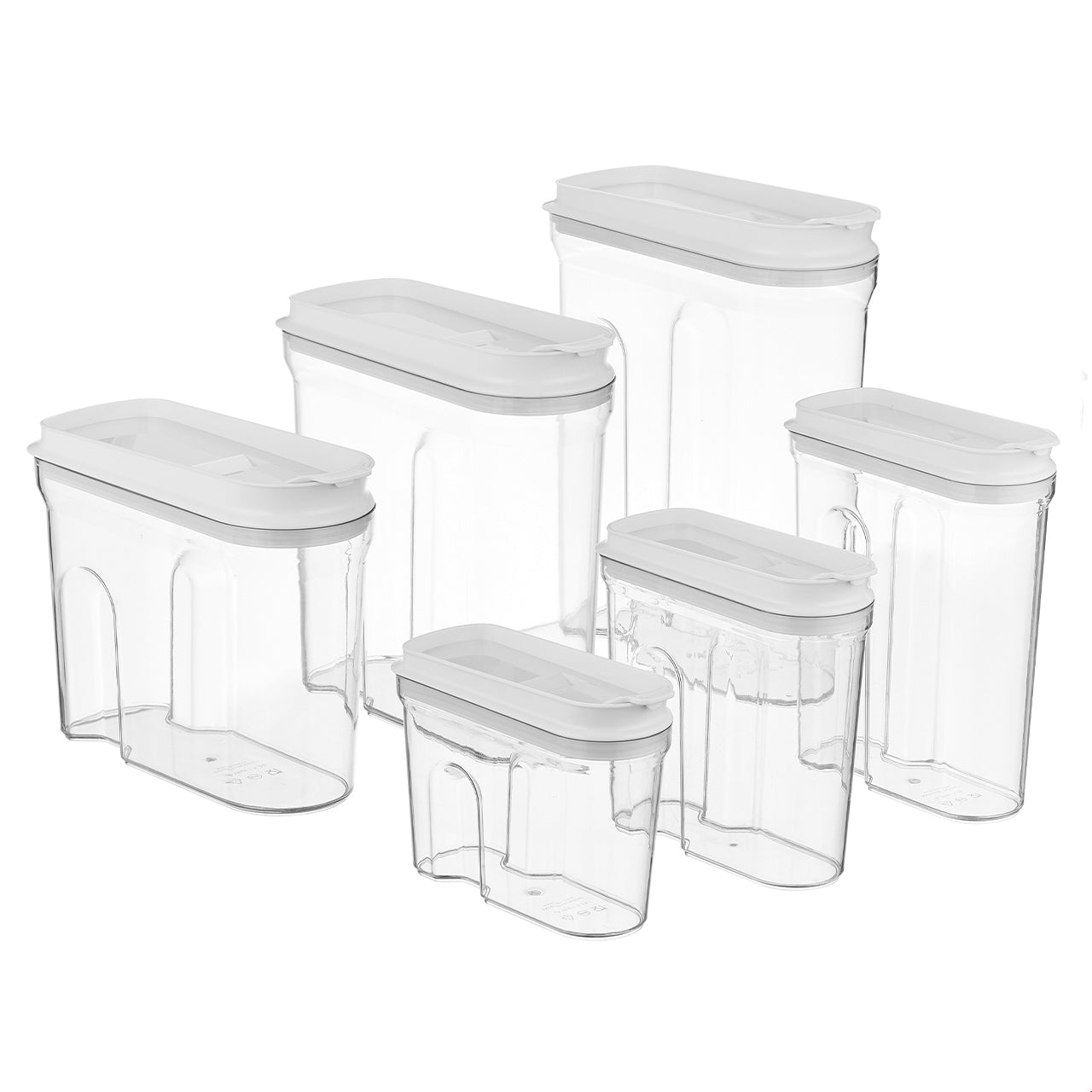 set de 6 contenedores hermeticos premium ag box organizacion