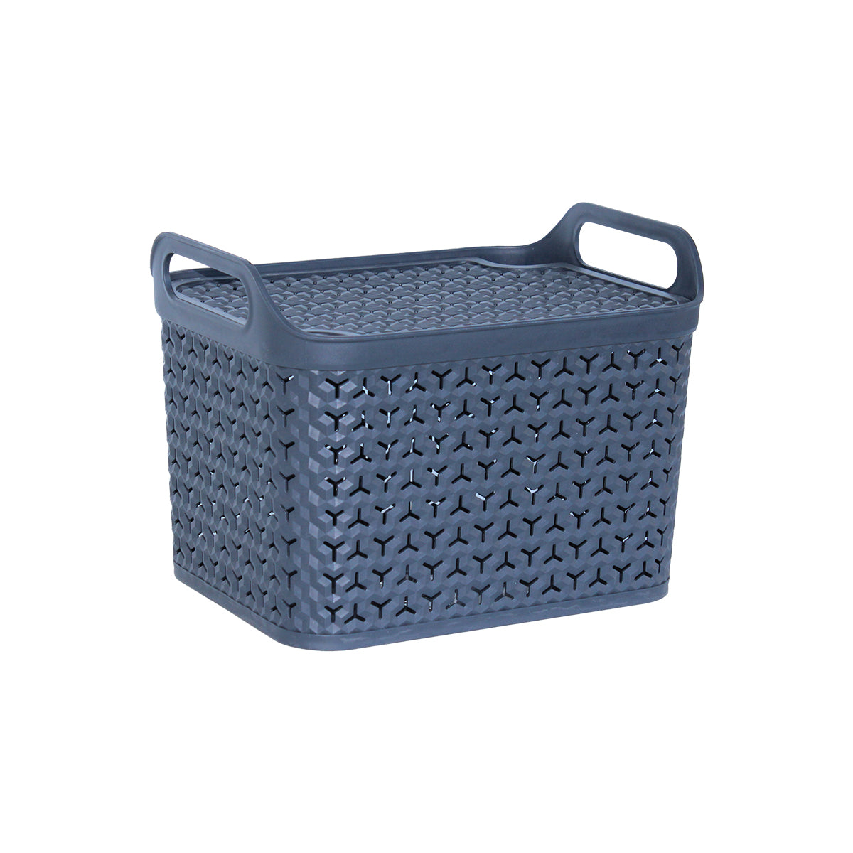 Cesta modular tecnica Strata S de AG Box en color gris industrial sobre fondo blanco para almacenamiento profesional de componentes
