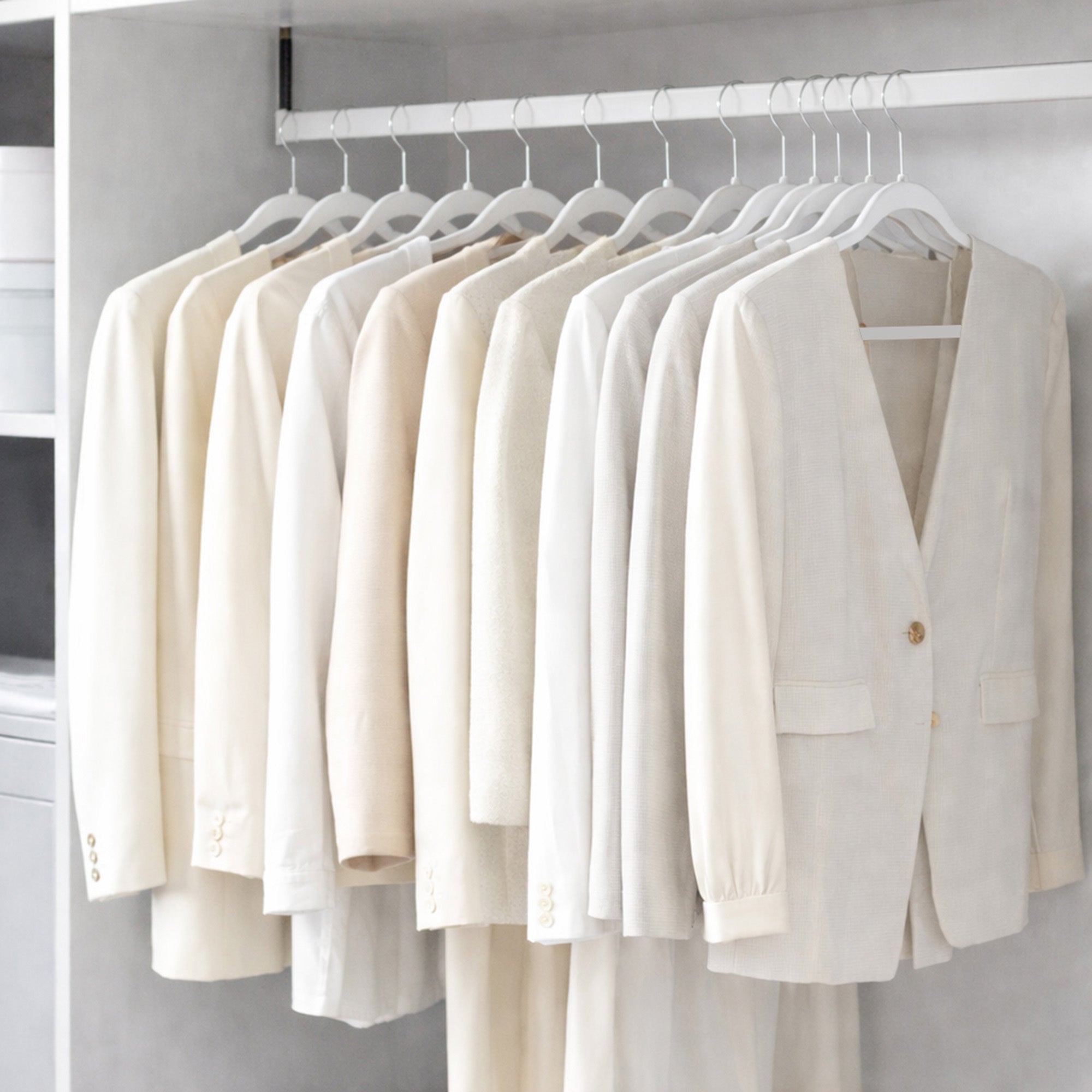 Ganchos para ropa de terciopelo y organizador de clóset 10 pzas