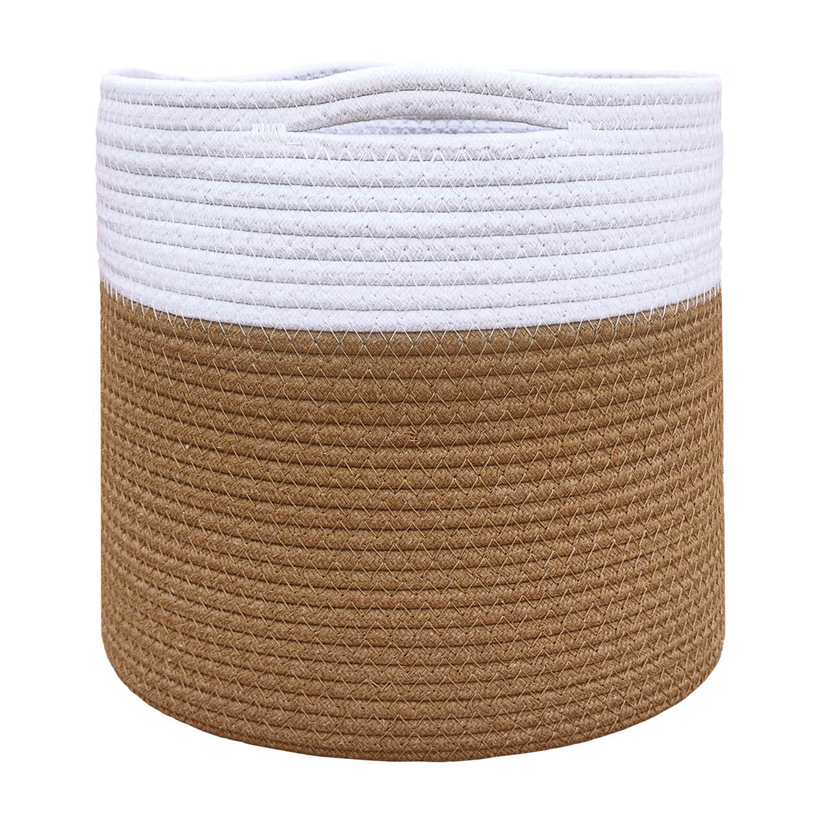 KIT DE CESTOS PARA ALMACENAMIENTO DE YUTE (1 DE 20lt y 1 DE 28lt)