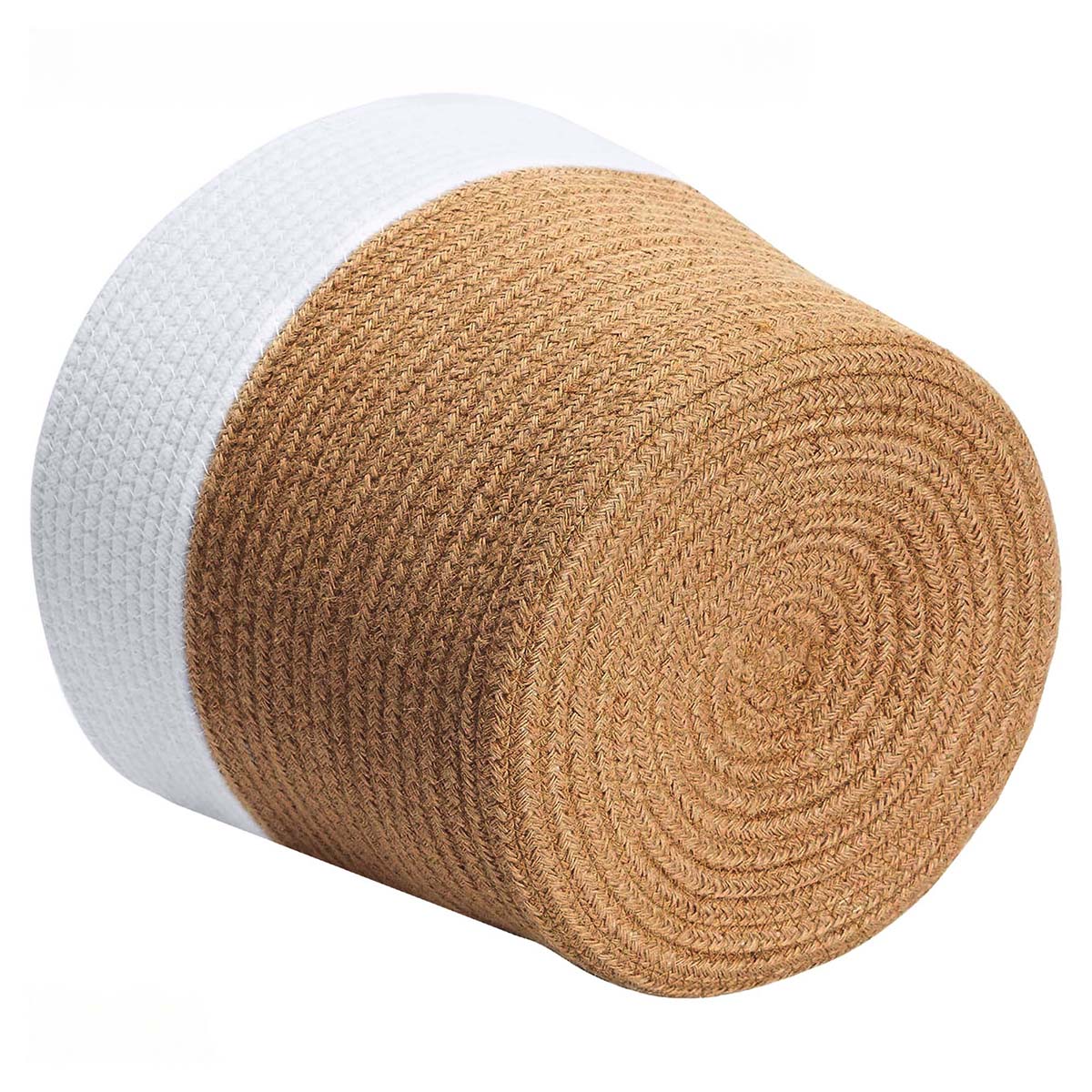 KIT DE CESTOS PARA ALMACENAMIENTO DE YUTE (1 DE 20lt y 1 DE 28lt)