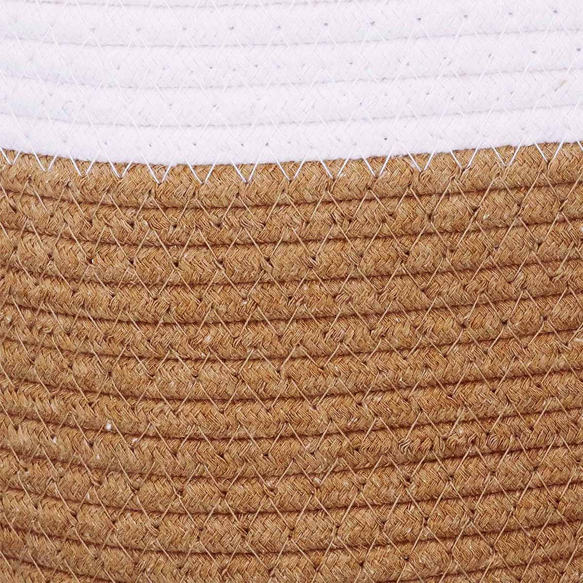 KIT DE CESTOS PARA ALMACENAMIENTO DE YUTE (1 DE 20lt y 1 DE 28lt)