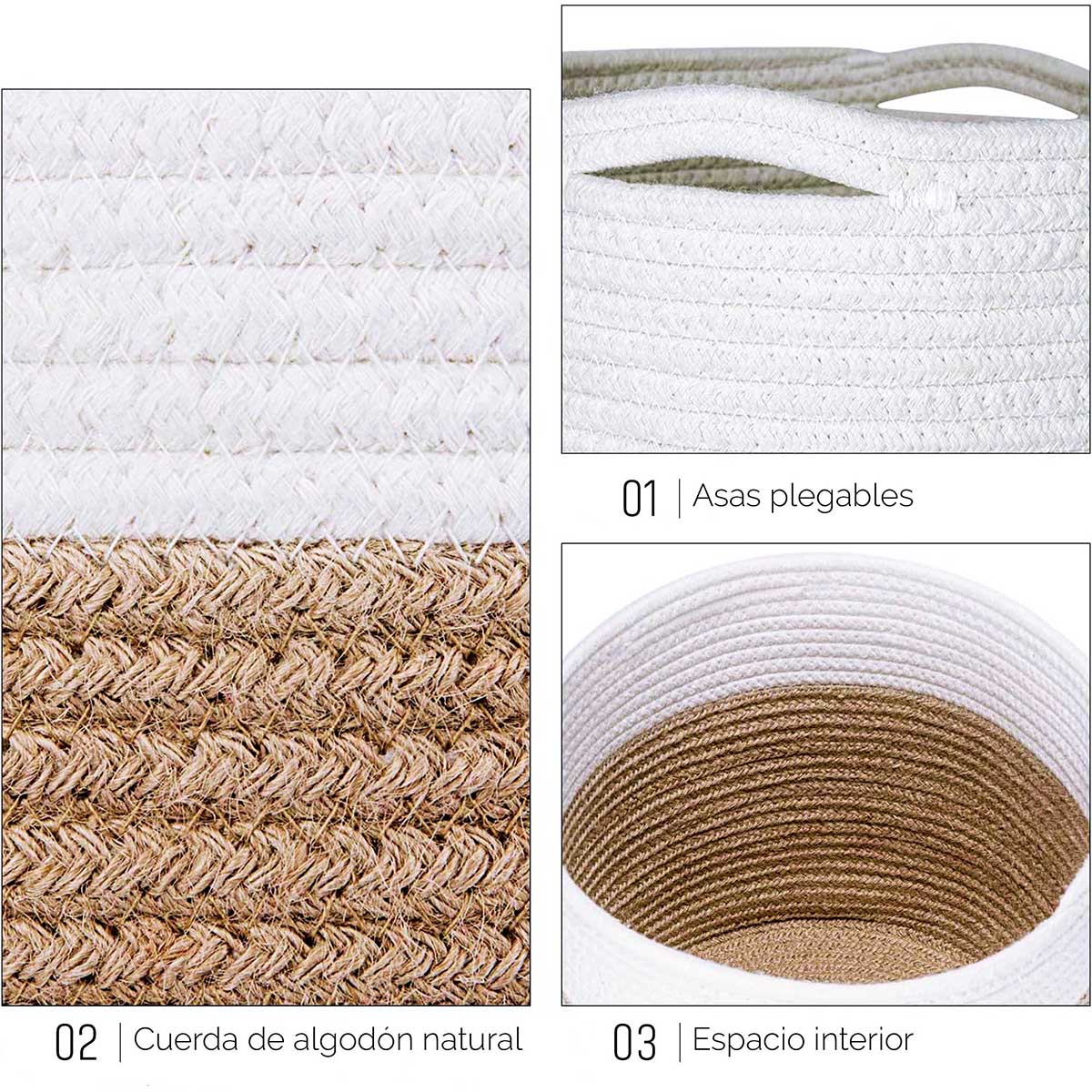 CESTO DE ALMACENAMIENTO DE 20L