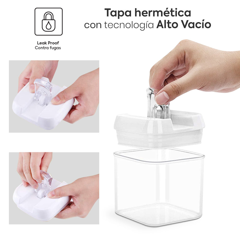 Contenedores herméticos Agbox Set de 15 pzas