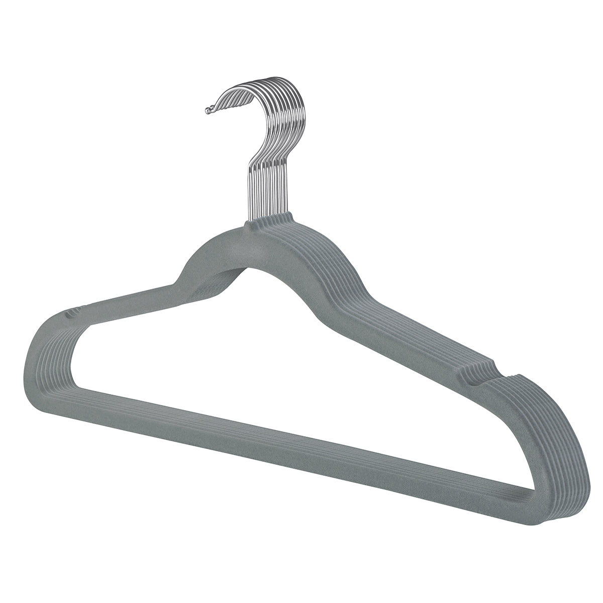 Ganchos de terciopelo para ropa Set de 50 piezas Agbox