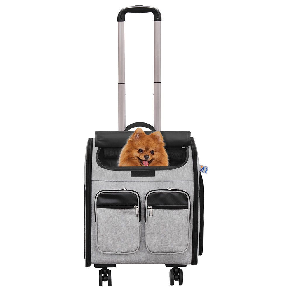 Maleta con ruedas y maleta plegable para mascota razas pequeñas AG BOX
