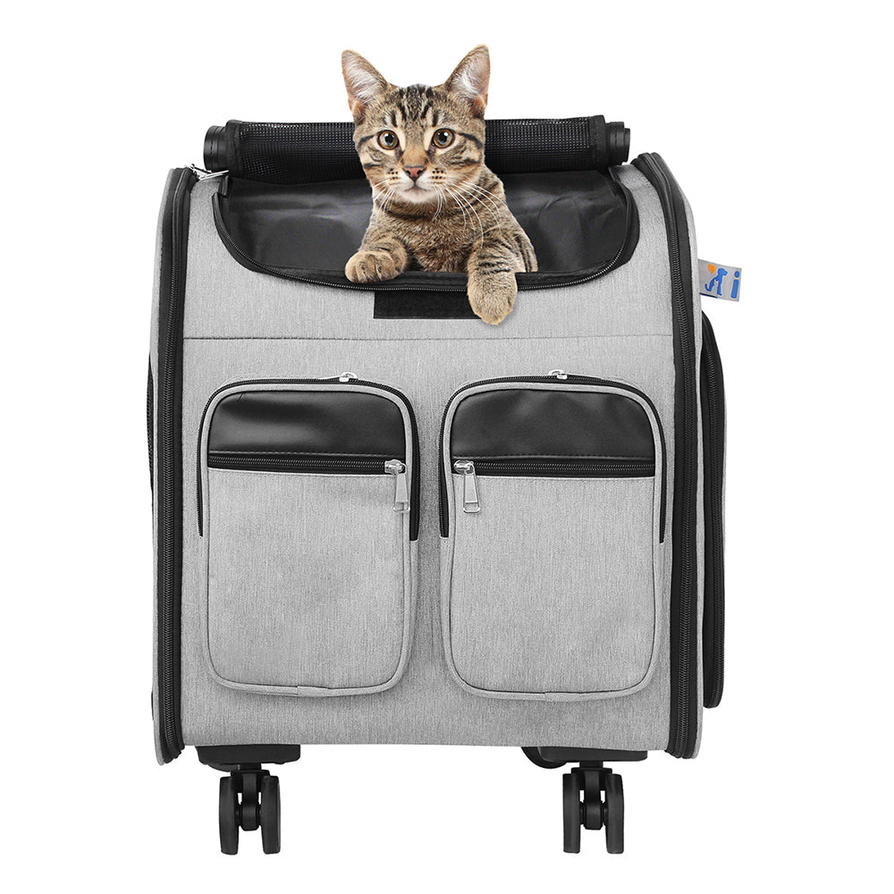 Maleta con ruedas y maleta plegable para mascota razas pequeñas AG BOX