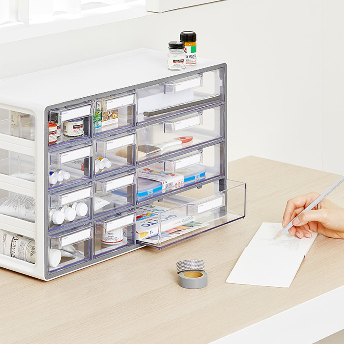 Multibox híbrido 12 cajones: La solución perfecta para organizar tu espacio.