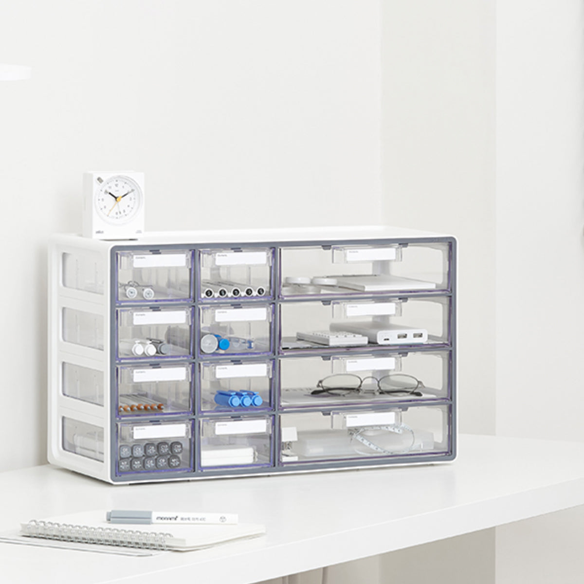 Multibox híbrido 12 cajones: La solución perfecta para organizar tu espacio.