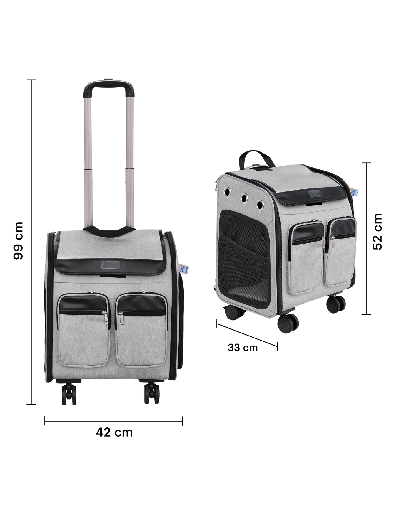 Maleta con ruedas y maleta plegable para mascota razas pequeñas AG BOX