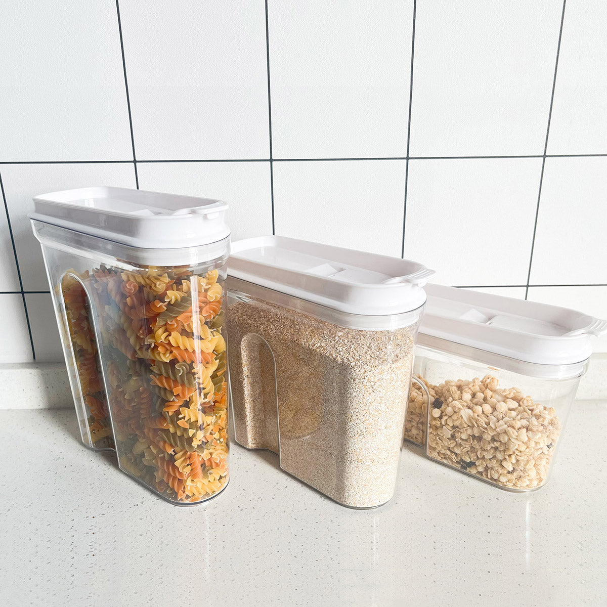 Set de 3 Contenedores herméticos para alimentos - Chico