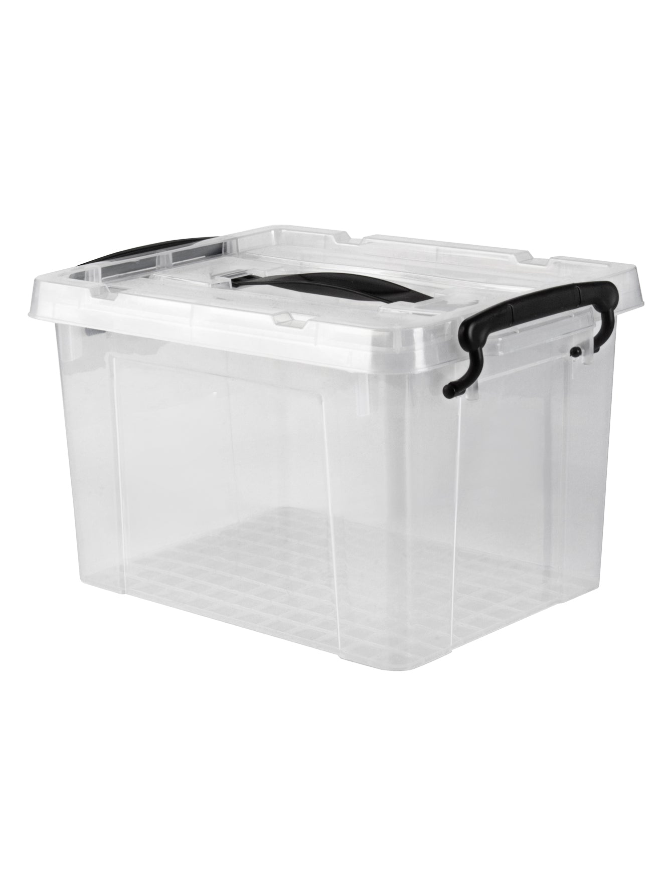 Storage boxes, Set of 6 pieces, opaque plastic, capacity of 6 liters
