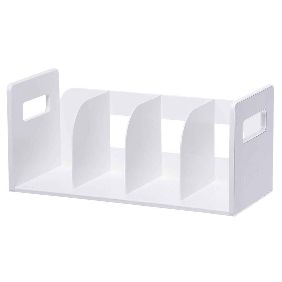 Soporte para libros de alta resistencia en color blanco, accesorio profesional de organizacion para entornos corporativos y medicos