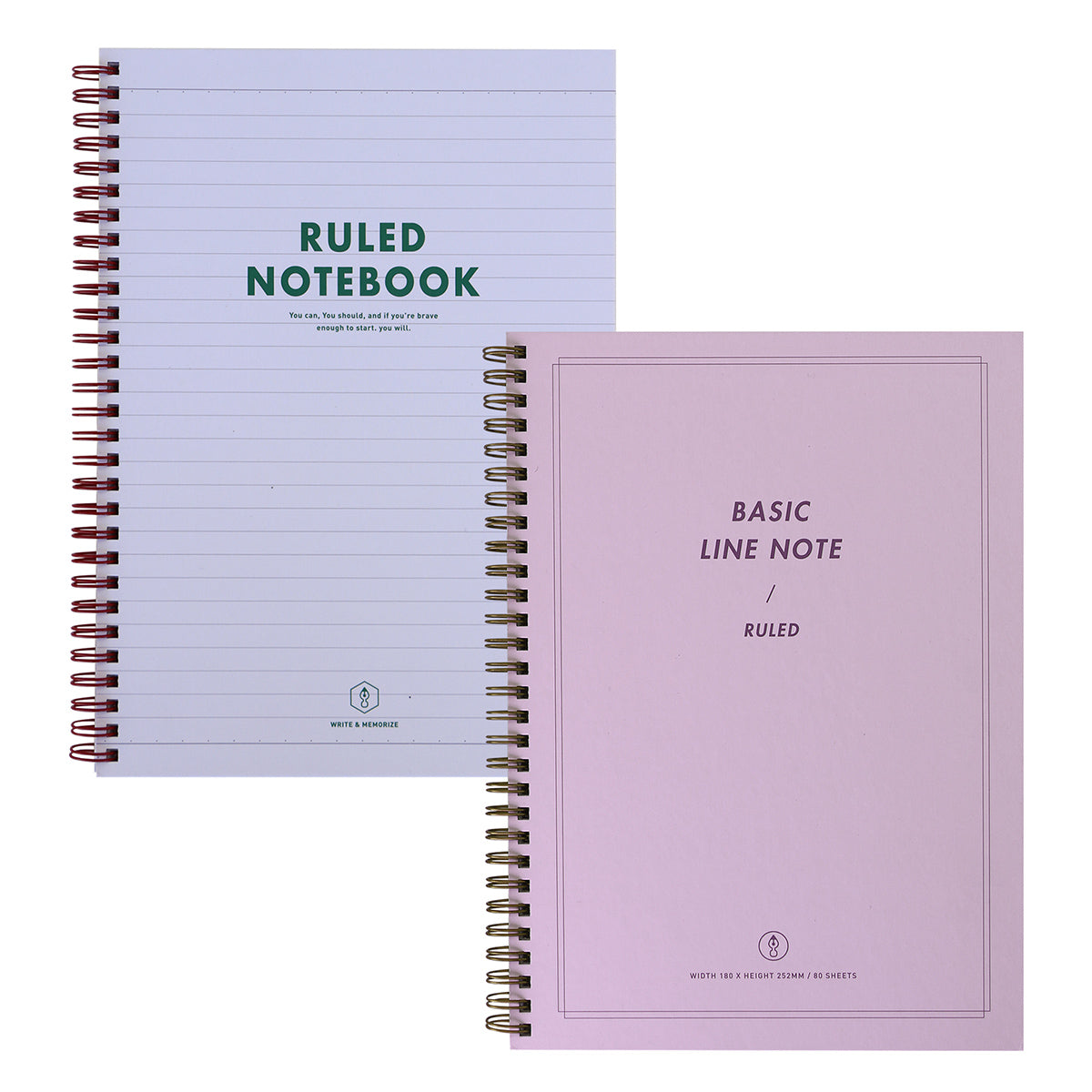 Cuaderno raya|Note 2 Pack bloc de notas