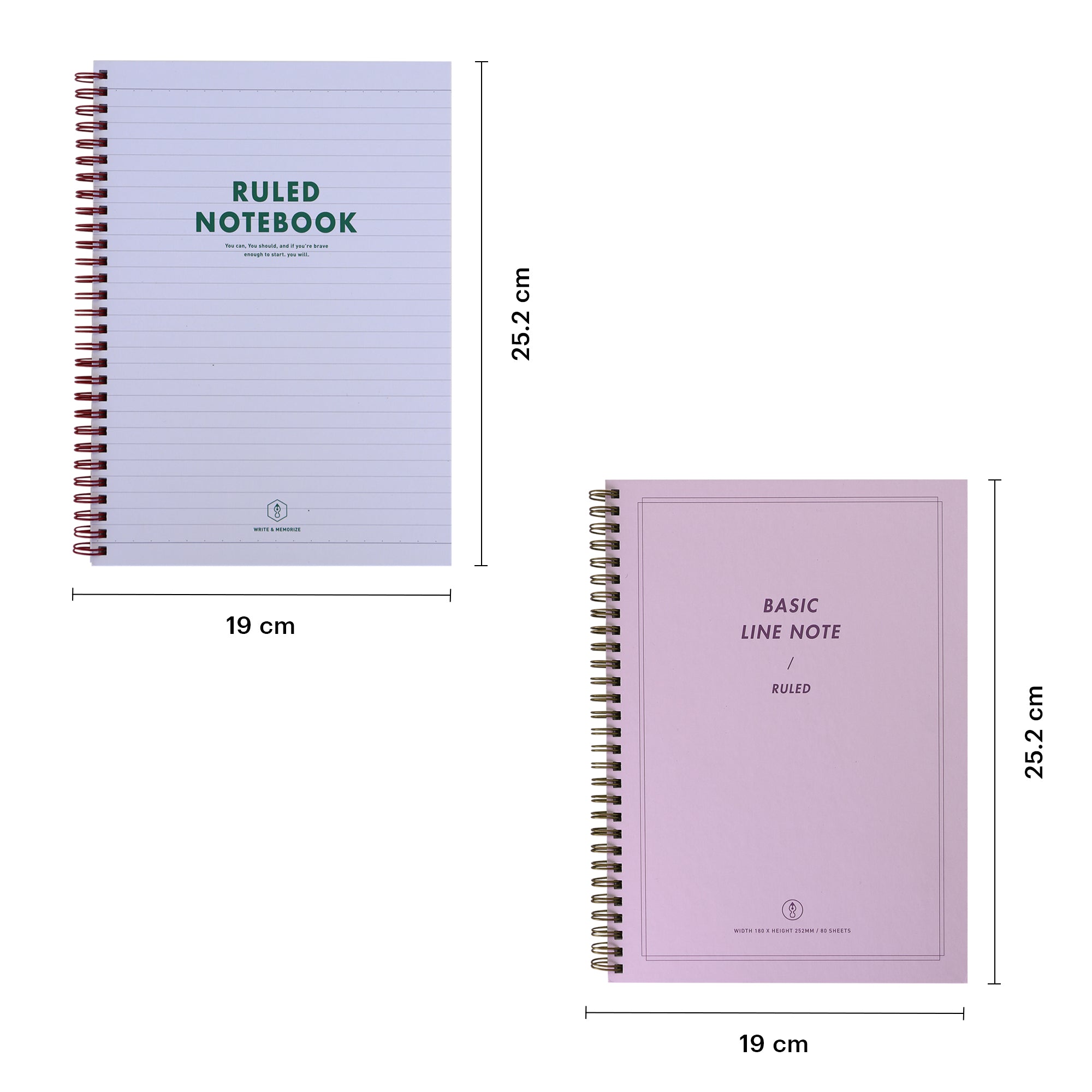 Cuaderno raya|Note 2 Pack bloc de notas