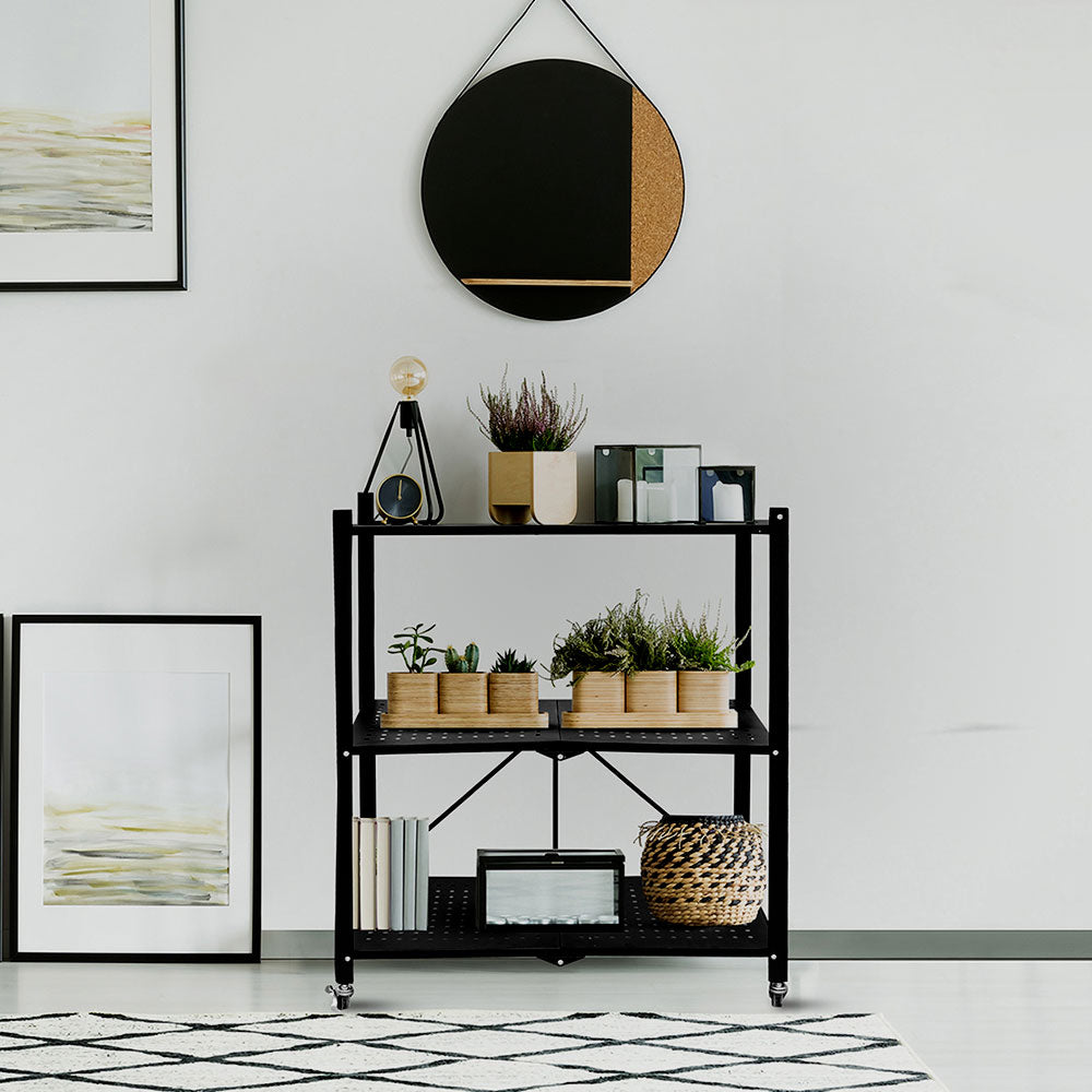 Rack plegable negro
