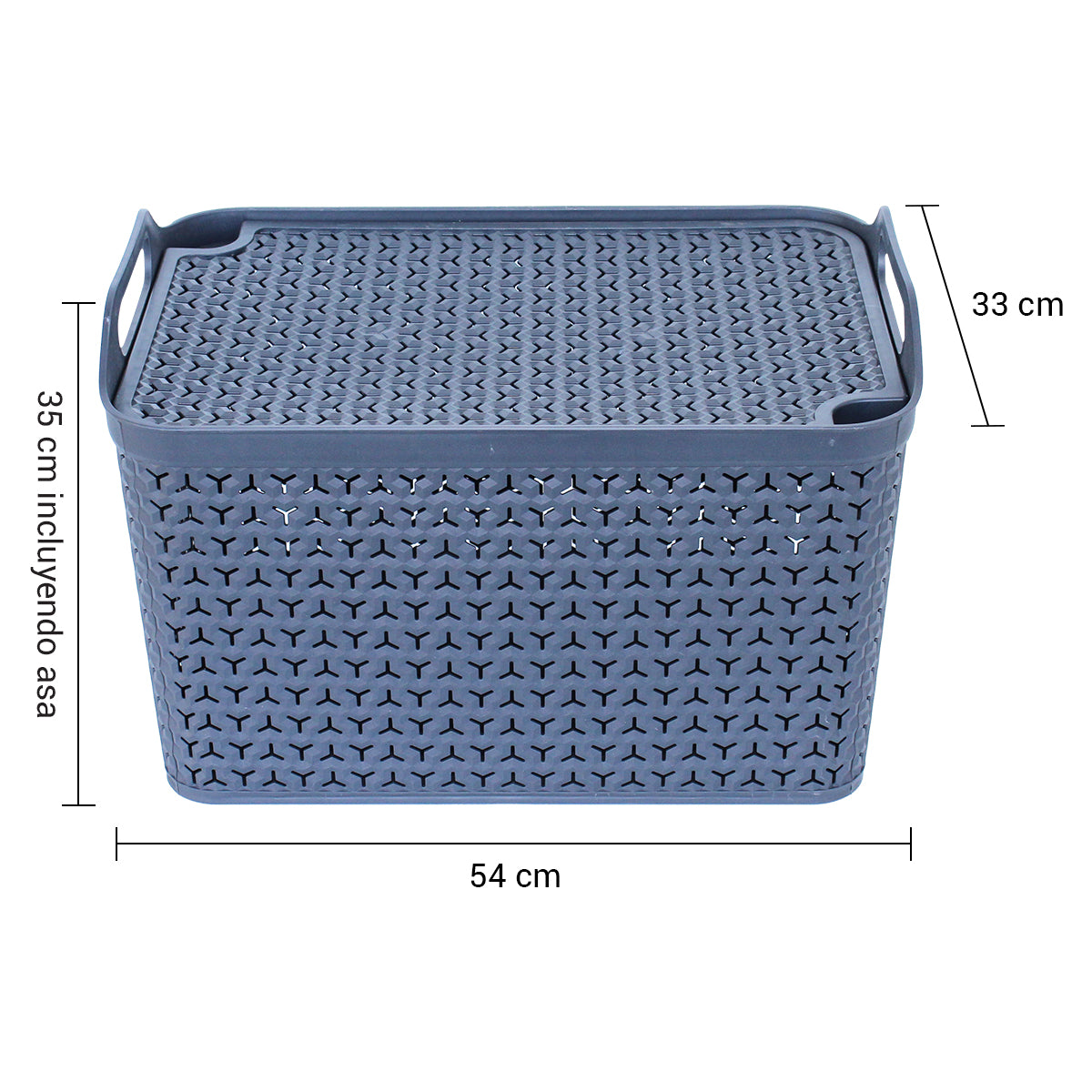 Cesta apilable Extra Grande multiusos